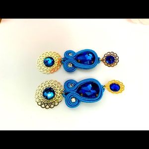 Blue Earrings from Venezuela
